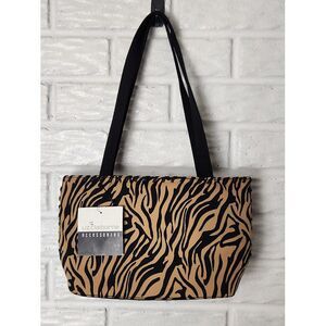 Liz Claiborne small purse handbag Zebra print NWT Shoulder